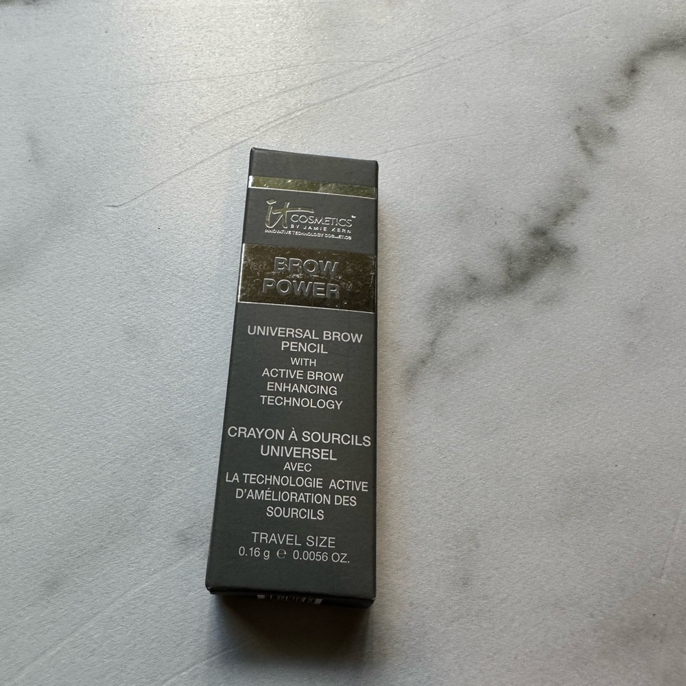 iT Cosmetics Travel-Size Brow Power pencil in Universal Taupe BNIB